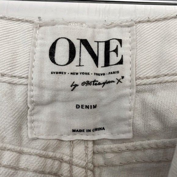 One Teaspoon Awesome Baggies Destroyed Jeans - White - Picture 4 of 5